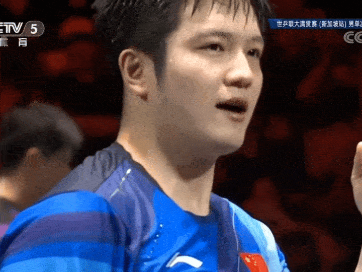 FZD樊振东的熊猫打拳 出自2023年WTT新加坡大满贯男单决赛