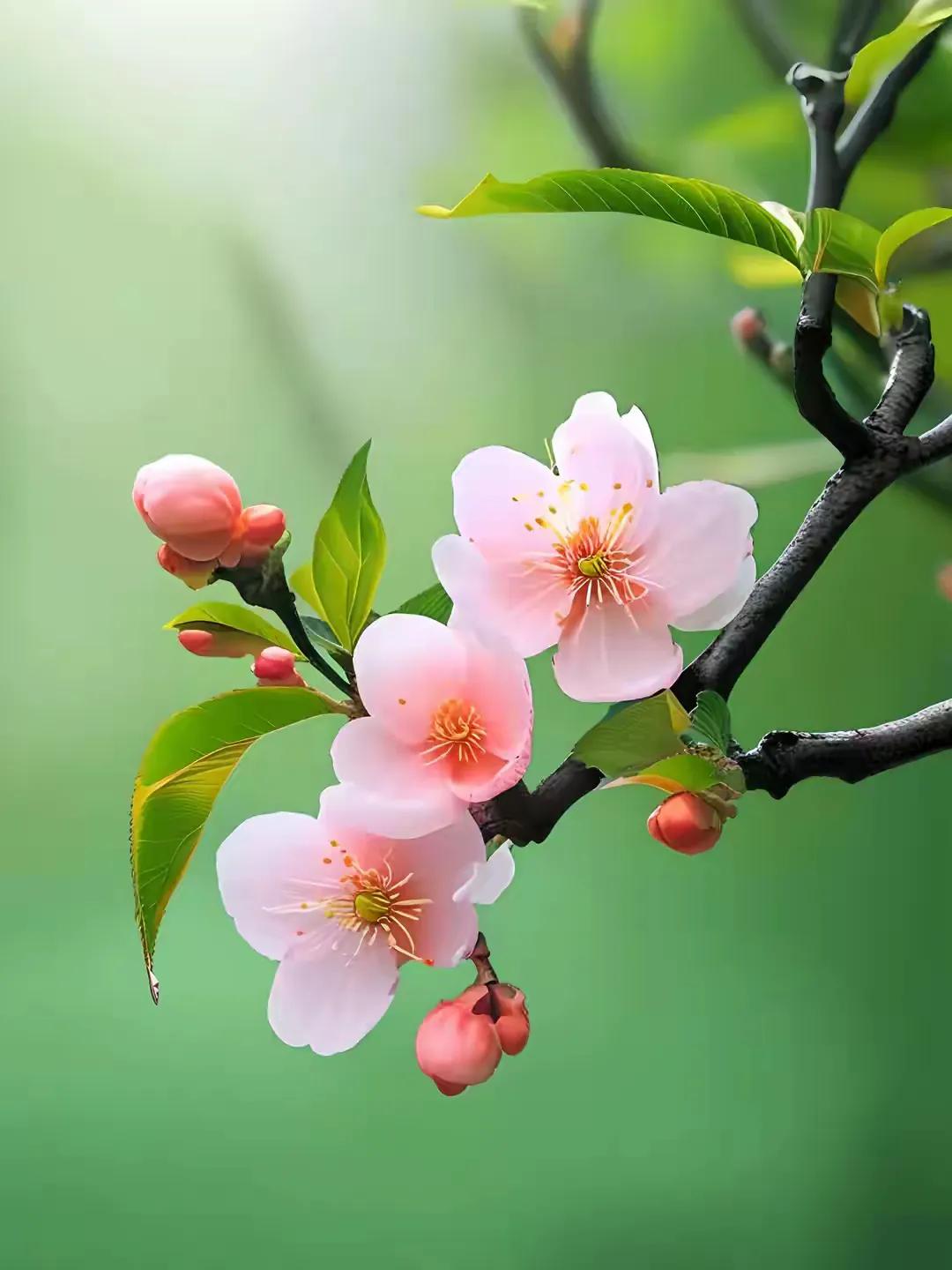 最妙的时光，绝佳的季节，春风轻拂面庞，花丛中绽露笑意，柳岸之上莺啼婉转直至黄昏。