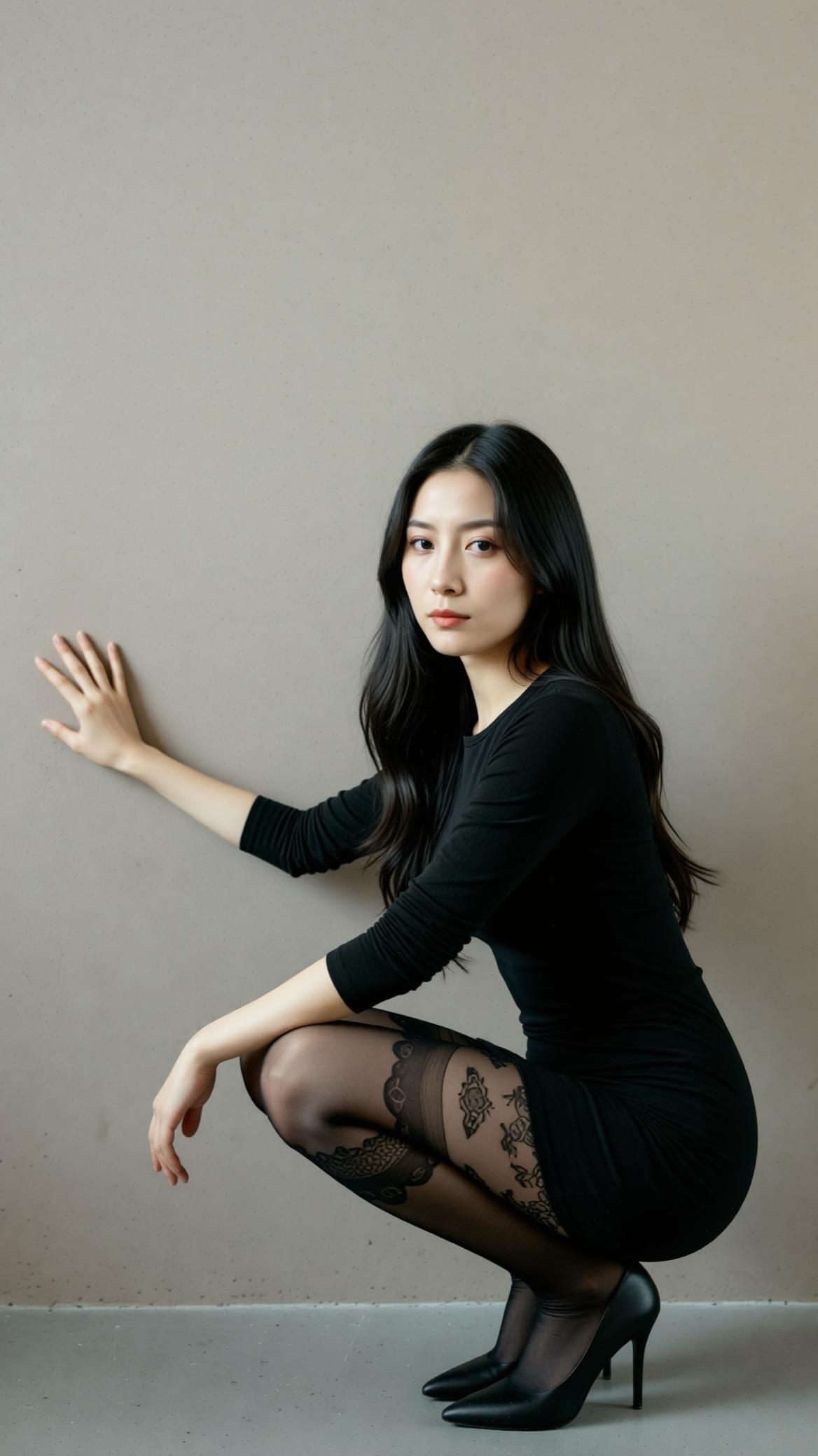 好身材好气质 高跟鞋 控腿 换个视角看世界 腿精本精