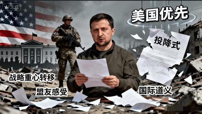 特朗普替泽连斯基卖了乌克兰。特朗普在没有乌克兰参与的情况下，与俄罗斯沟通从而拟定