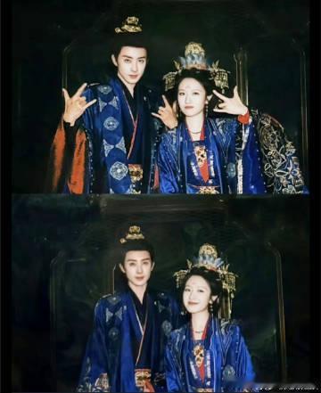 朝雪录蓝色喜服李兰迪敖瑞鹏蓝色婚服 李兰迪和敖瑞鹏在《朝雪录》里的蓝色喜服造型太
