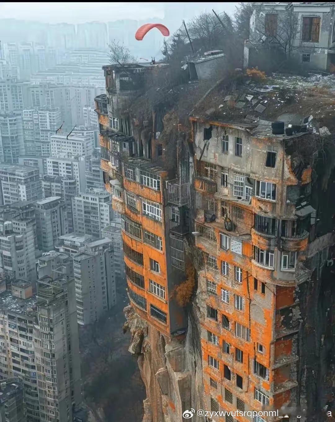 网上说这是重庆的房子，这是怎么敢住的 