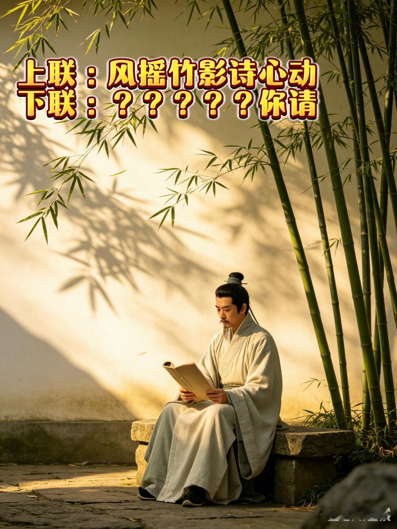 散步途中灵感迸发，得一上联甚是欣喜。回家补齐下联时，却发现难度远超想象，对来对去