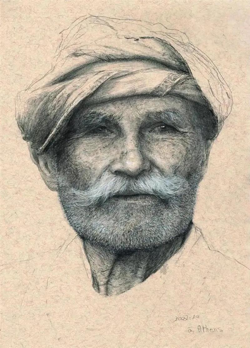 他被称为全国美术生、美术高考公认的素描教科书级大师，徐芒耀，曾任中国美术学院油画