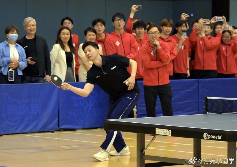 马龙20日在香港理工大学出席中国香港体育协会暨奥林匹克委员会旗下中国香港奥林匹克