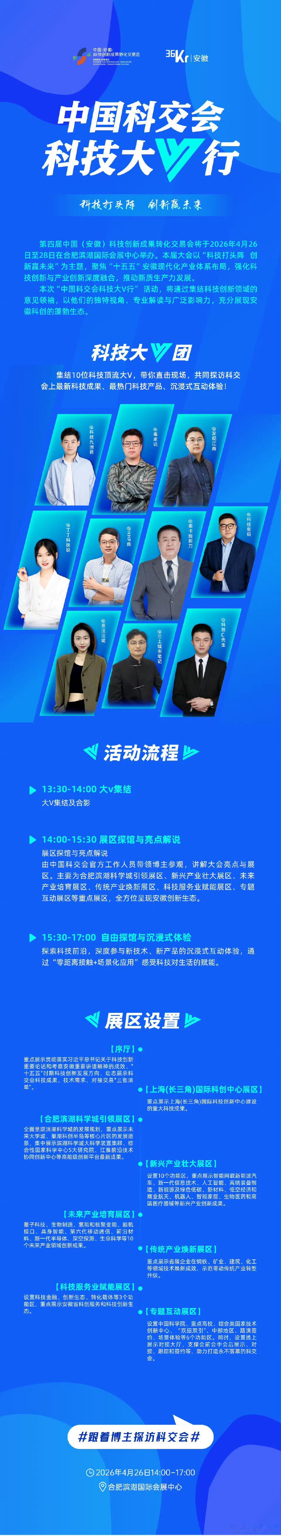 跟着博主探访科交会去合肥参加中国科交会，活动方一邀请就答应来了，因为这是难得的亲