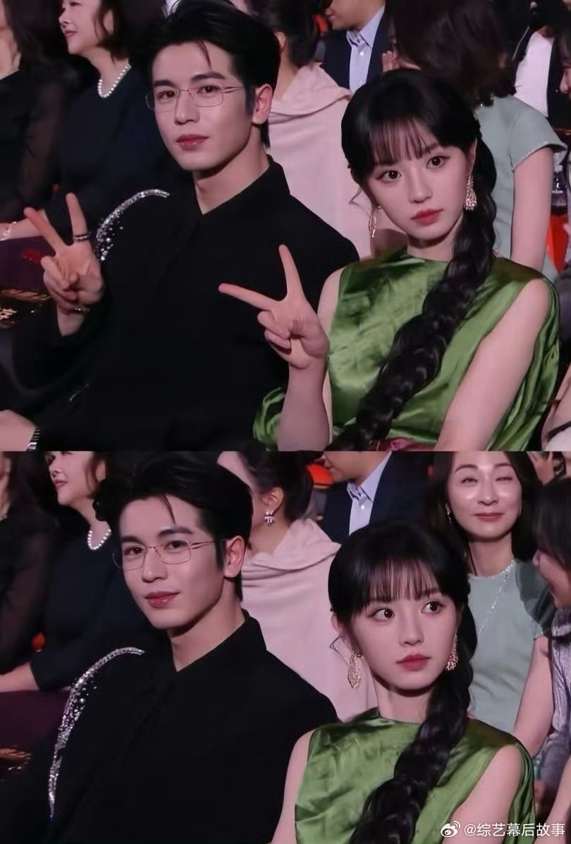 一同框就是校园初恋天花板！张凌赫田曦薇氛围感直接封神💓 