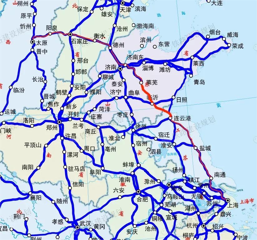 网传莱临高铁迟迟不动工，是因为山东要求修建潍宿高铁。


实际上，莱临高铁只需要