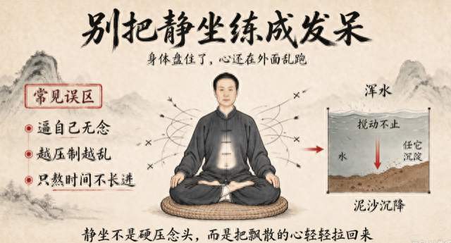 别再瞎打坐了！绝大多数人坐半小时，根本不是修行，只是原地发呆