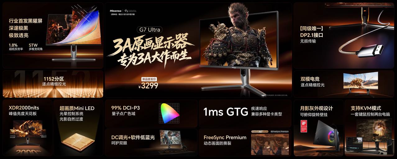 买电视，绕不开海信。这次的2025秋季新品发布会直接甩出两张王牌——U7S Pr