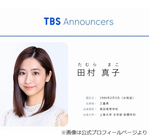 在今年的“最喜欢的女主播排名”中， 田村真子  主播首次获得第一名，超越江藤爱主