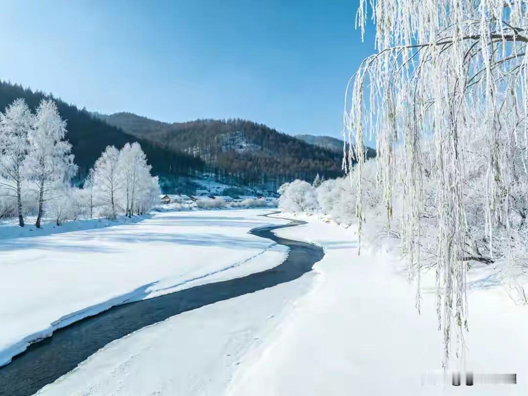 红炉一点雪原烧，
素手掬琼眉眼姣，
寒林玉絮纷纷落
银装素裹更妖娆。