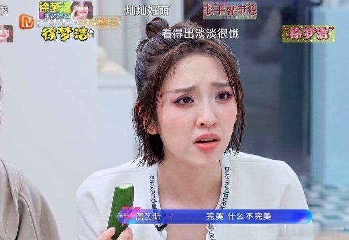 唐艺昕的妆像当年郑恺化的 以前的跑男还是权威的！ 