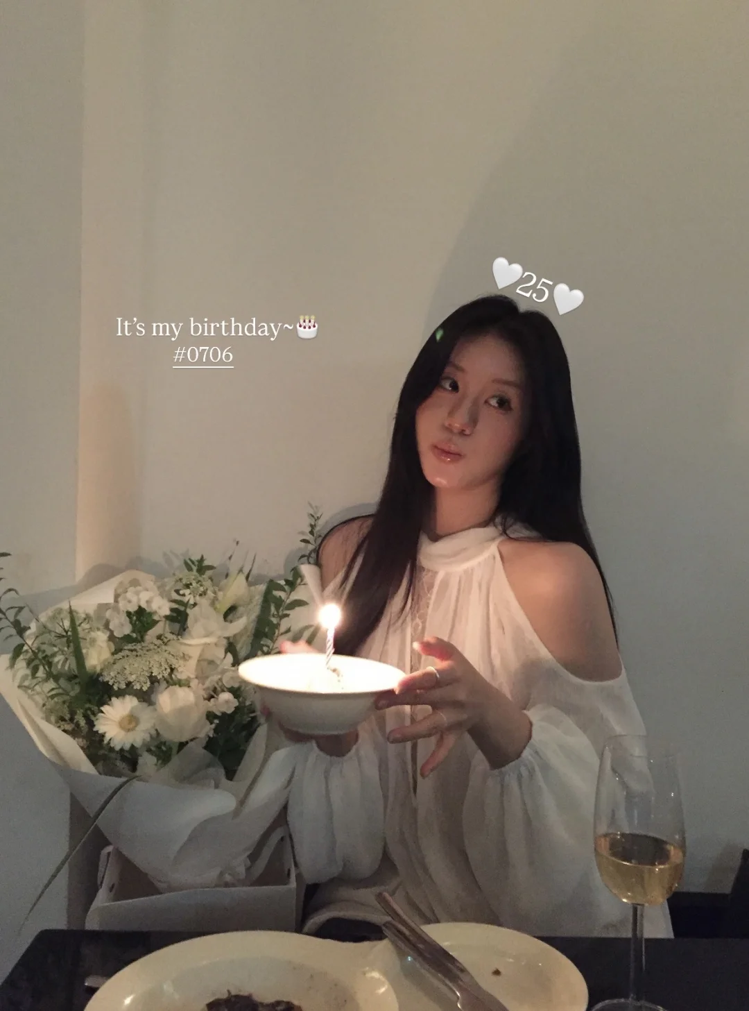 Ah..🥂像极了韩剧里的生日𐙚₊˚🎂 𝗳𝗼𝗿：25