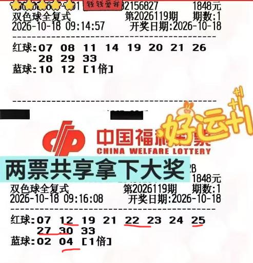 1060万头奖票极速亮相！湖南团队1848复式票精准全中头奖，11+2复式除头奖