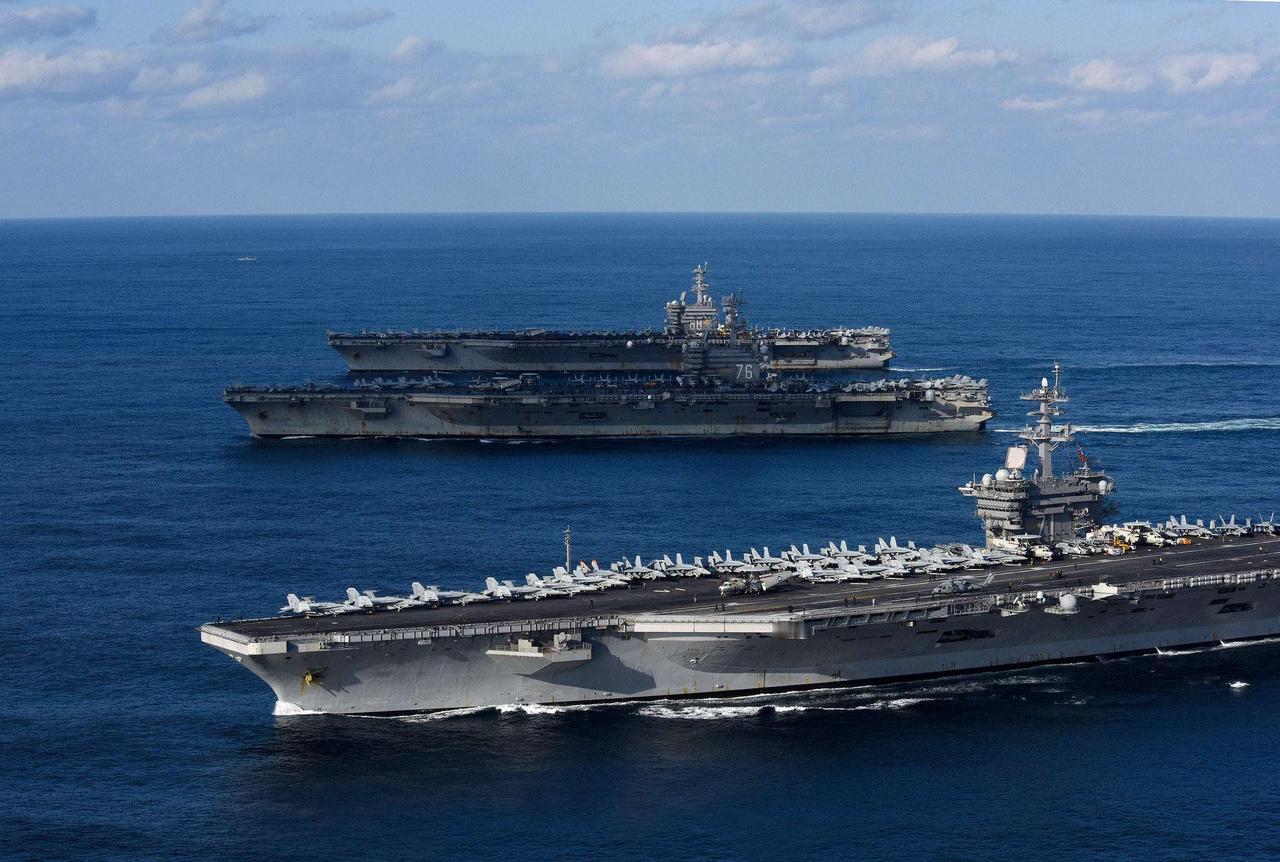 值得警惕！美国开始大规模扩充海军！
按照美国总统的说法，美国将建造三艘新型航母，
