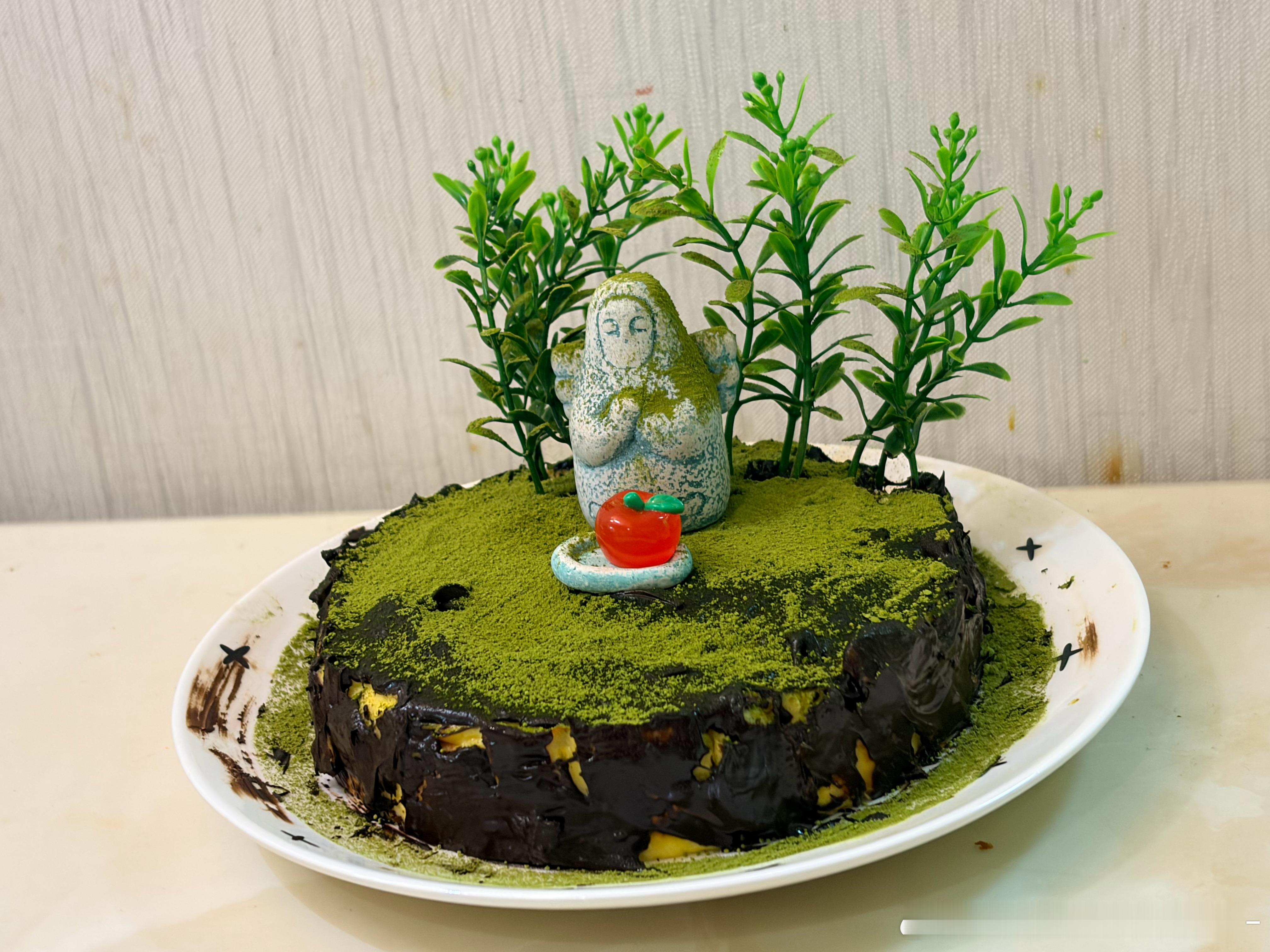 请看！！潇潇做的海拉鲁生日蛋糕