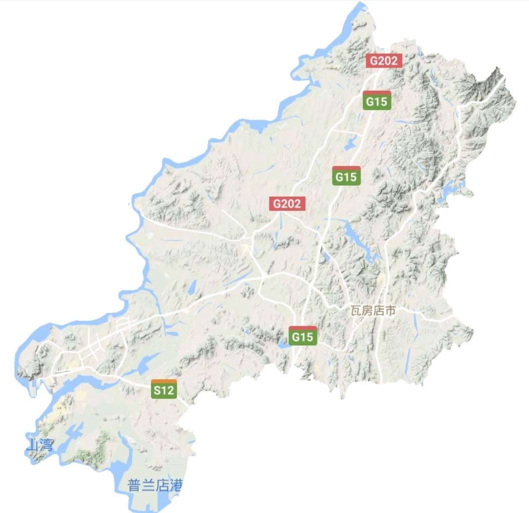 瓦房店市位于辽东半岛中西部，地势东北高西南低，千山余脉由东北向西南延伸，形成低山