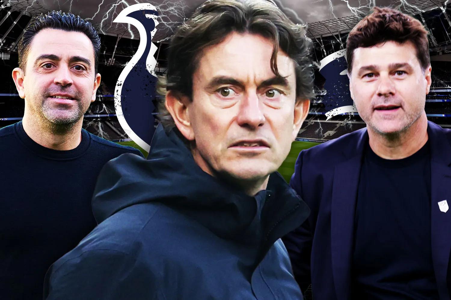 太阳报跟队记者Tom Barclay，弗兰克正面临被热刺解雇的危机。俱乐部高层目