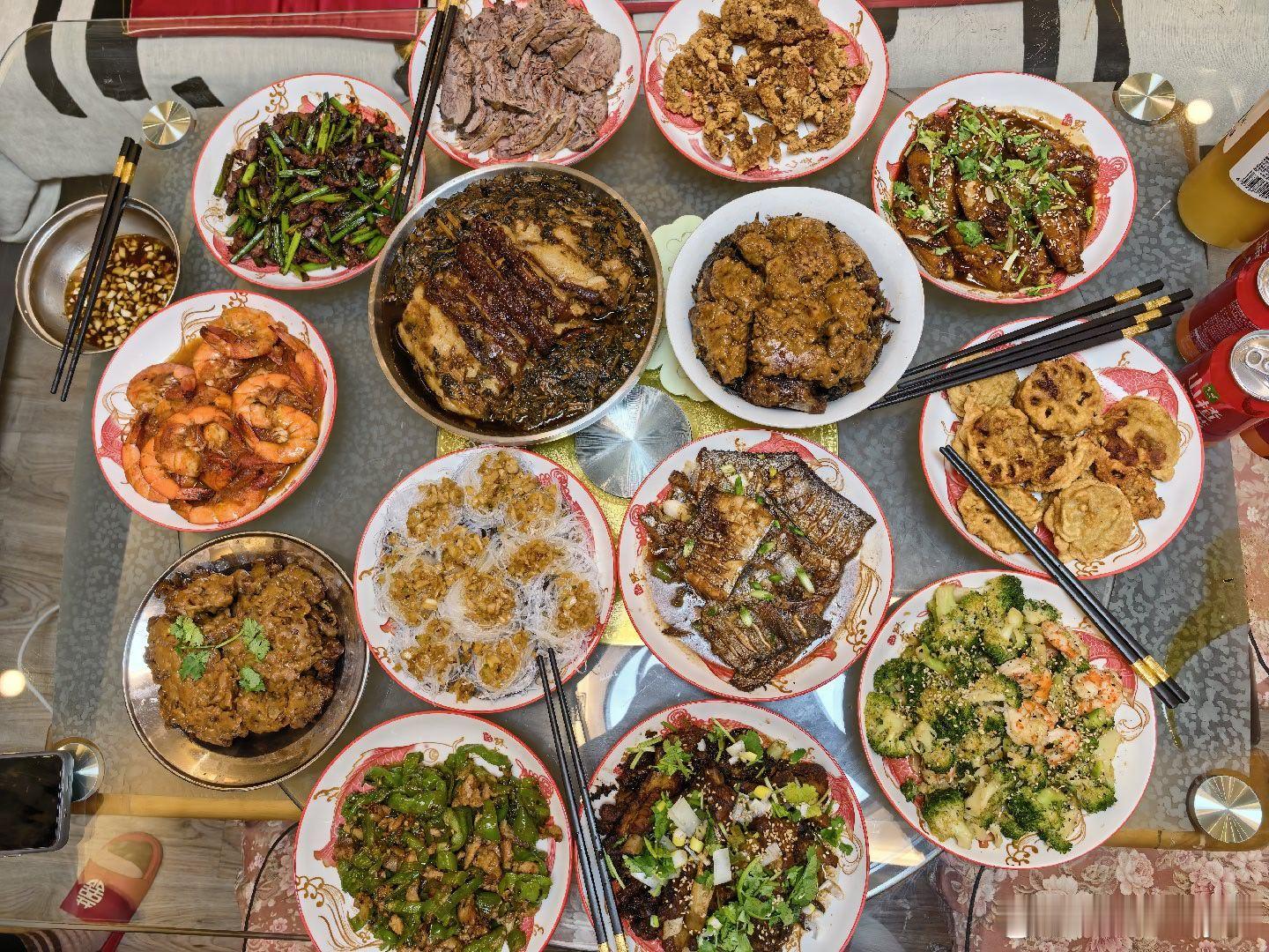 10/14，操刀了70%的年夜饭 招远·金光·香格里拉