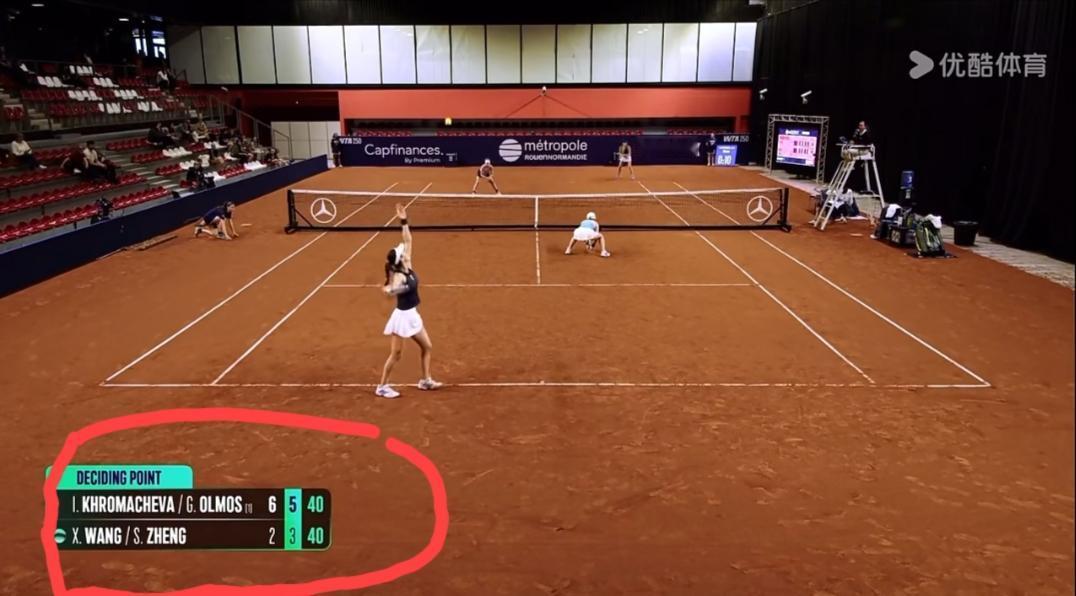 王欣瑜、郑赛赛组合2:6、3:6不敌对手，首轮出局的同时也遭遇了四连败。可对于这