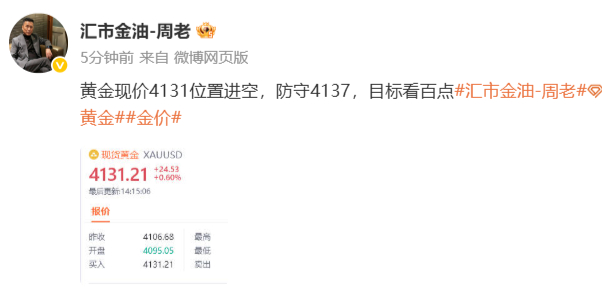 行情给点力啊，这么点肉不够兄弟们吃啊汇市金油-周老黄金黄金
