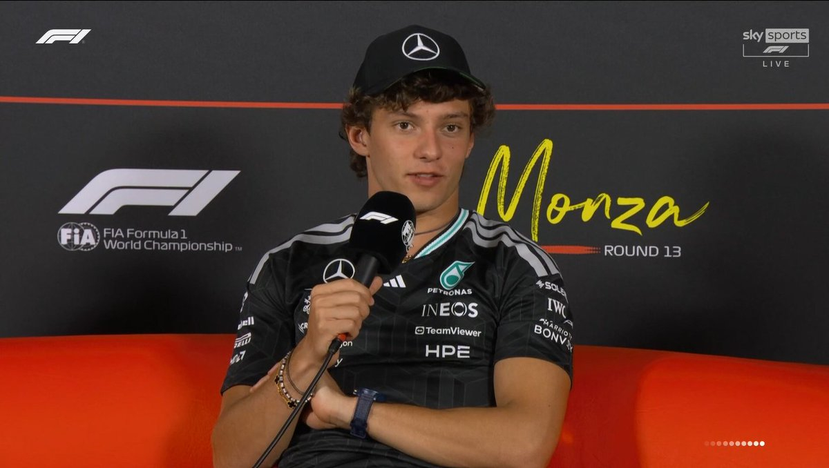 f1 周四的媒体日上，当《The Race》记者问安东内利，是否愿意在排位赛中给