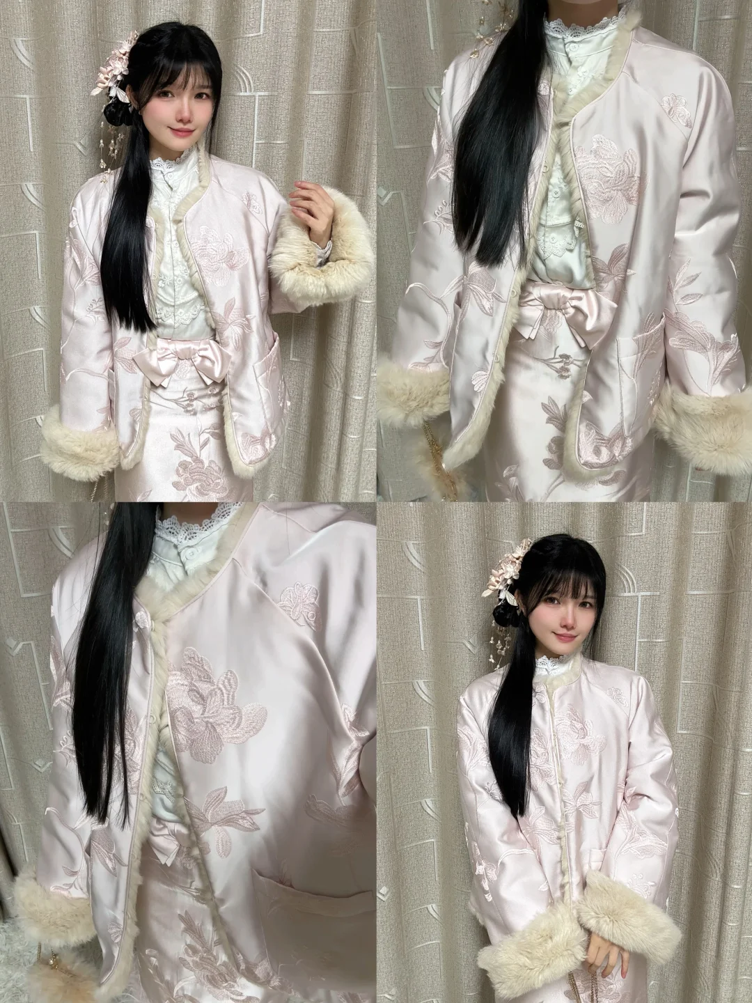 doggyqin 白露落霜真的谁穿谁美呀🌸