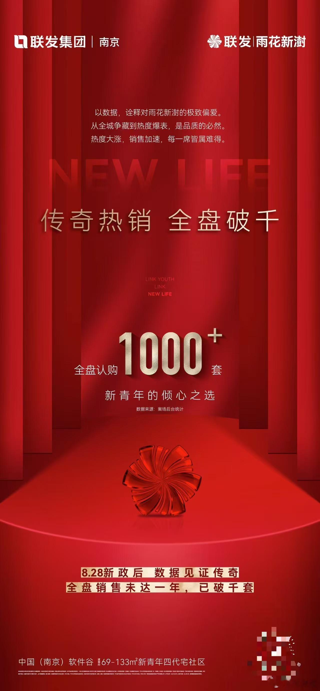 软件谷有点硬！联发雨花新澍一年之内销售破千套，这个业绩放在整个江苏也是名列前茅了