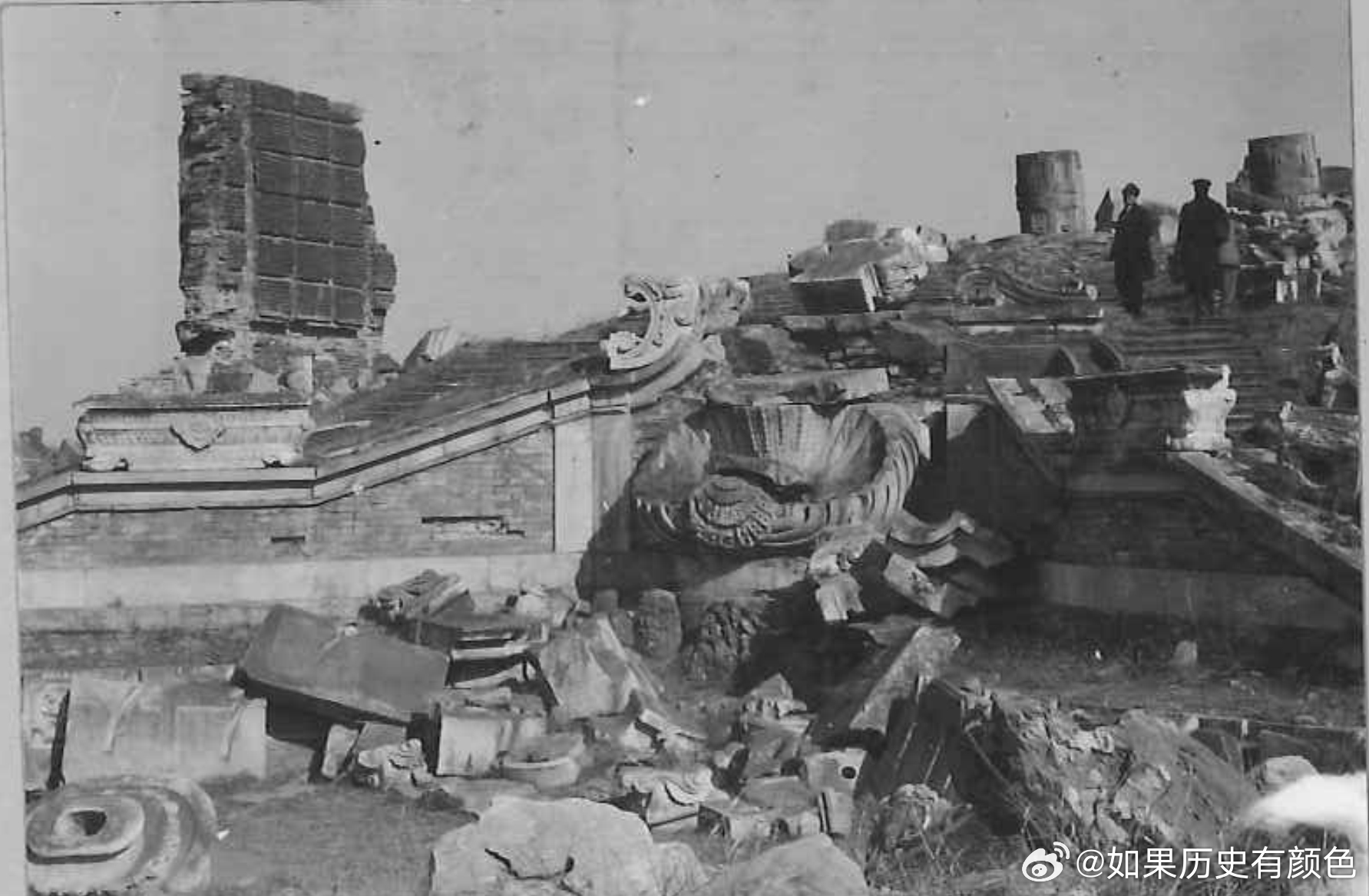 民国初年北京圆明园老照片 老北京 ​​​