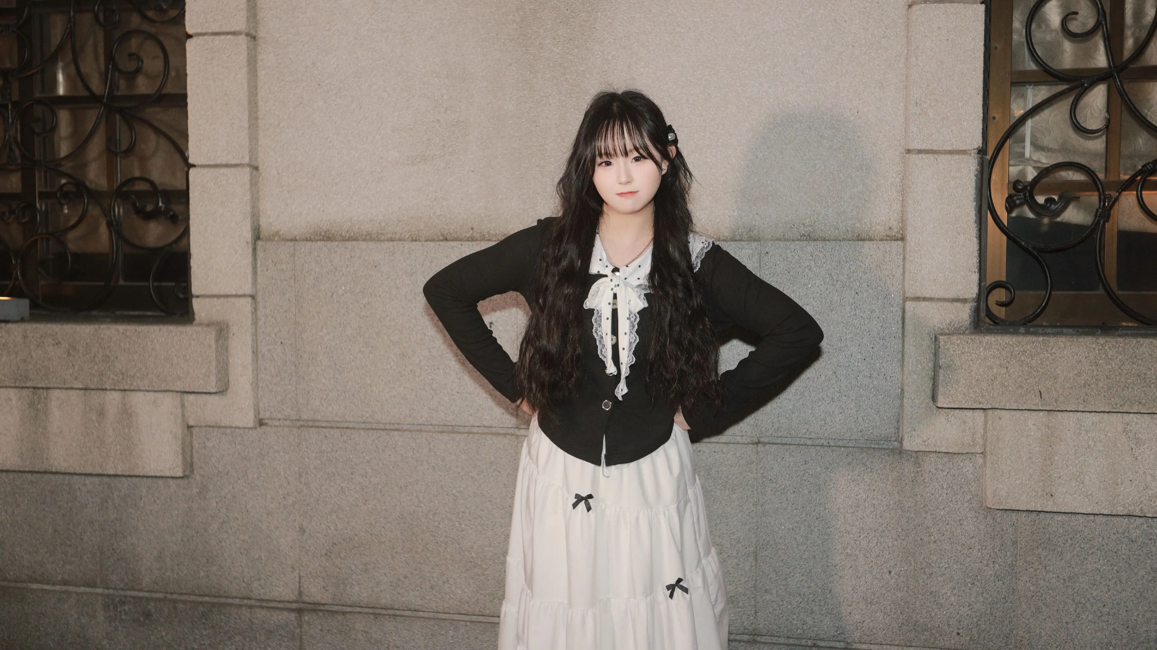 初恋裙 长裙 白色裙子穿搭 欧尼穿搭 街拍美女