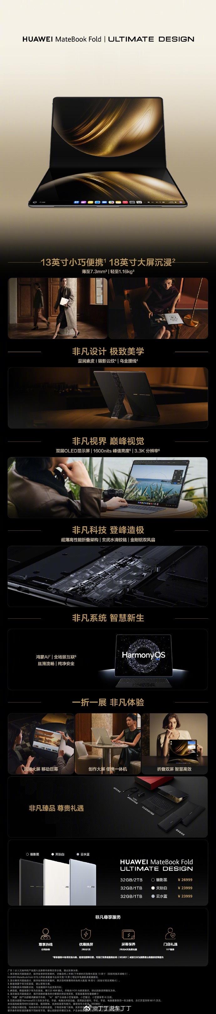 鸿蒙折叠电脑，23999元起。贵吗？鸿蒙电脑 ​​​