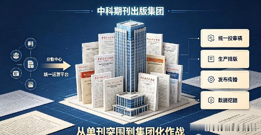 中科院出手了！整合数百种期刊建出版集团，要把攥在国外手里的学术话语权拿回来
 