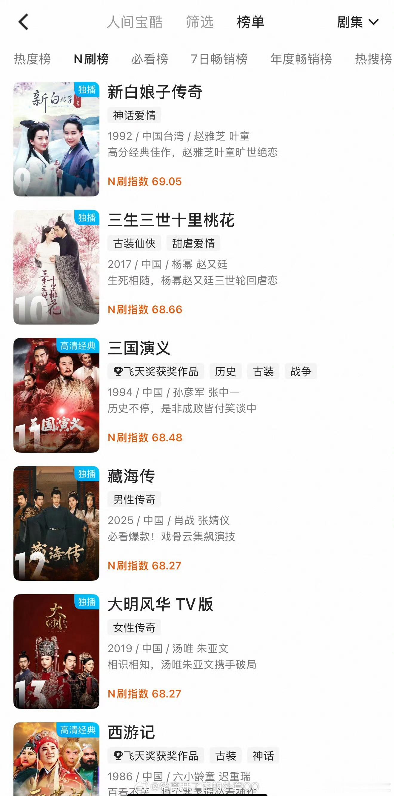 肖战《藏海传》播出不到半年，就进优酷n刷榜了