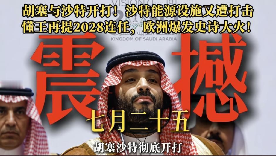 胡塞沙特全面开战，核大国或将强行入局，全球油价要暴涨！
 
中东局势一夜炸裂，红