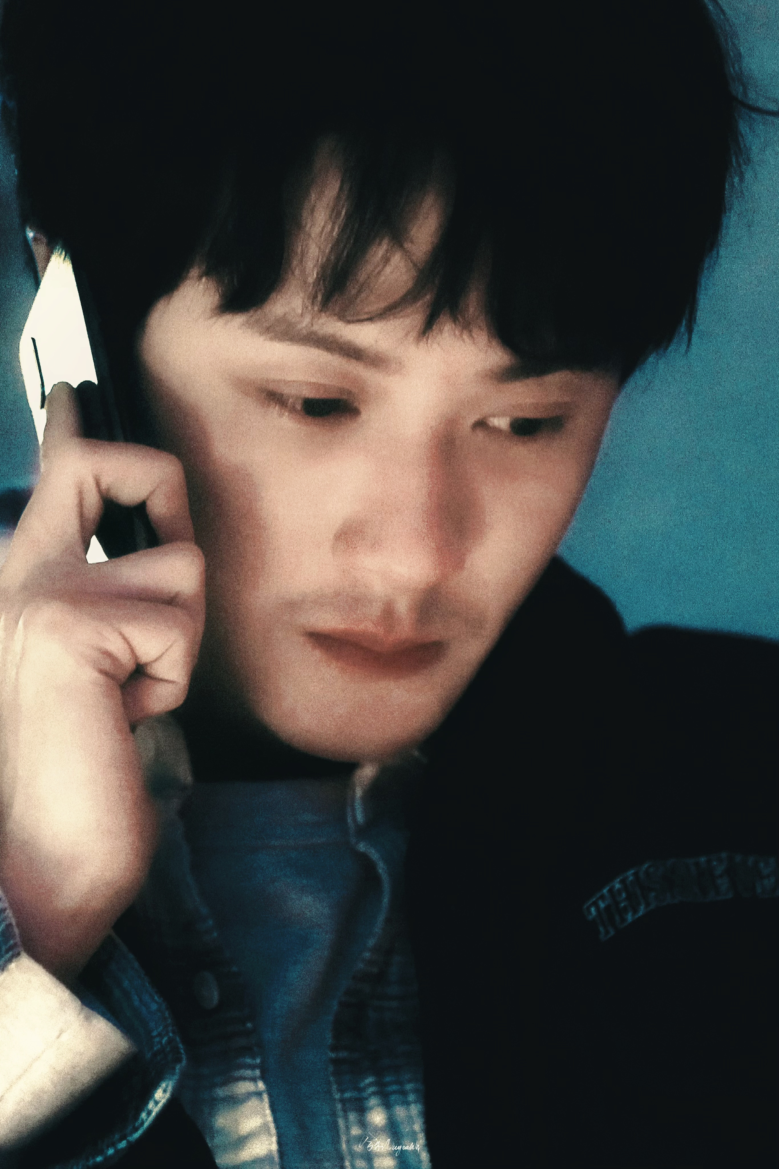 你真可爱❤️，以我最喜欢的样子突然闯入我的世界。晚安晓宇宝宝