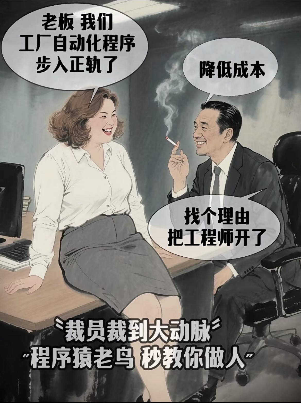 “公司最怕什么😧，裁员裁到大动脉”[奸笑]
