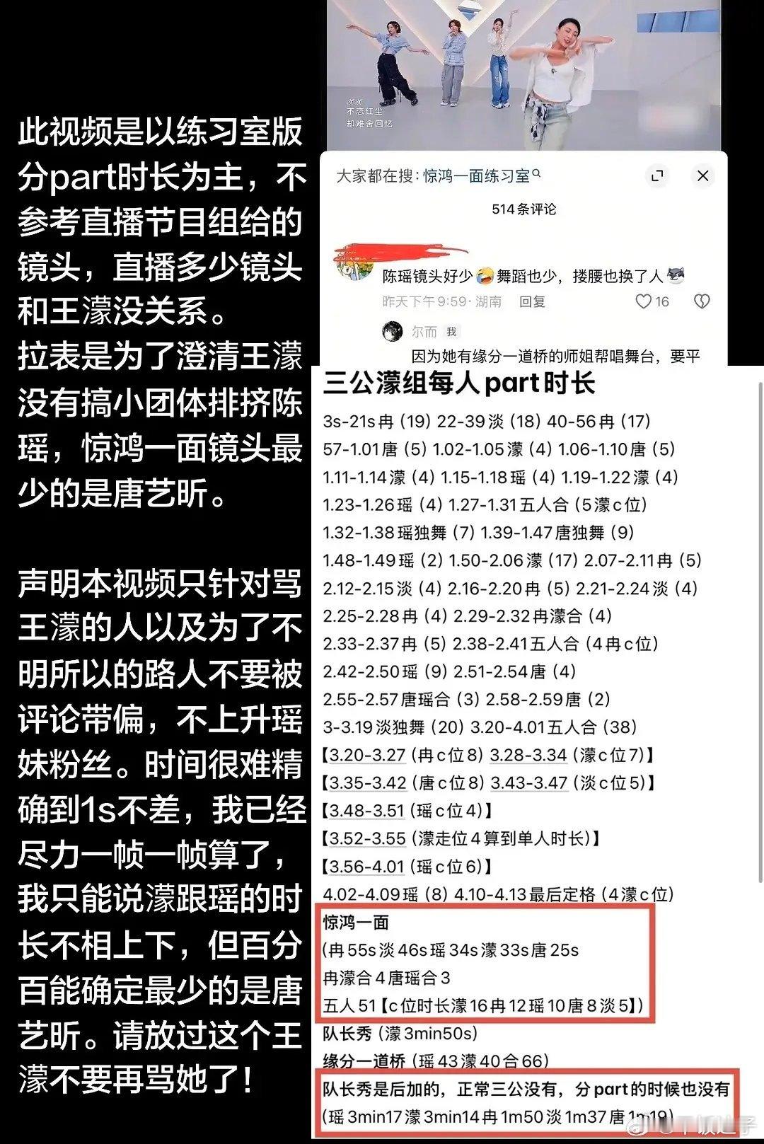 唐艺昕看了网友分析也不舒服了