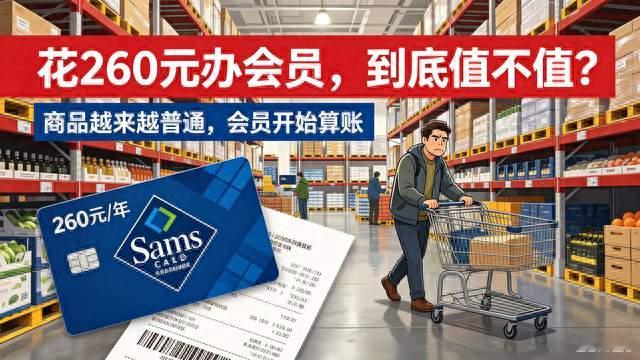 山姆大换血！会员直呼：260年费不值了