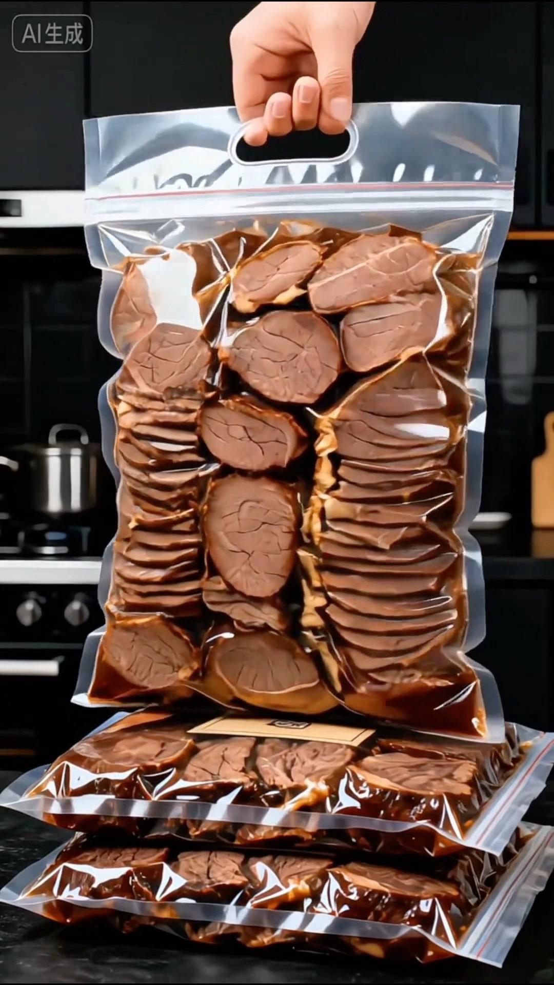 内蒙草原五香酱牛肉 开袋就能吃，对于我这种不爱下厨的懒人来说，简直是福...