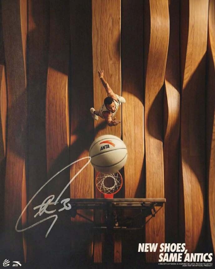 这图跟真的似的库里勇士vs湖人库里