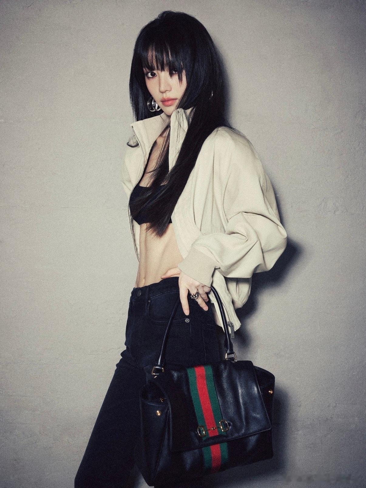 田曦薇Gucci最新大片 美飒 