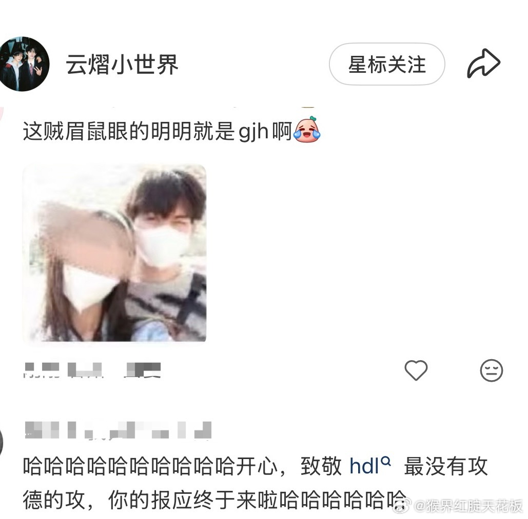 贼眉鼠眼就是gjh啊 
