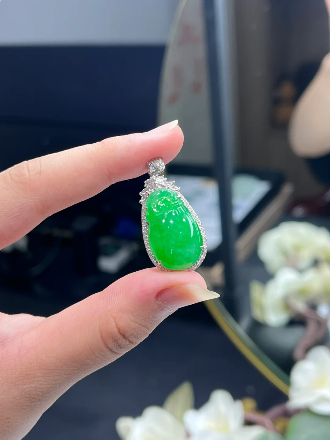 招财纳福 翡翠钱袋💰