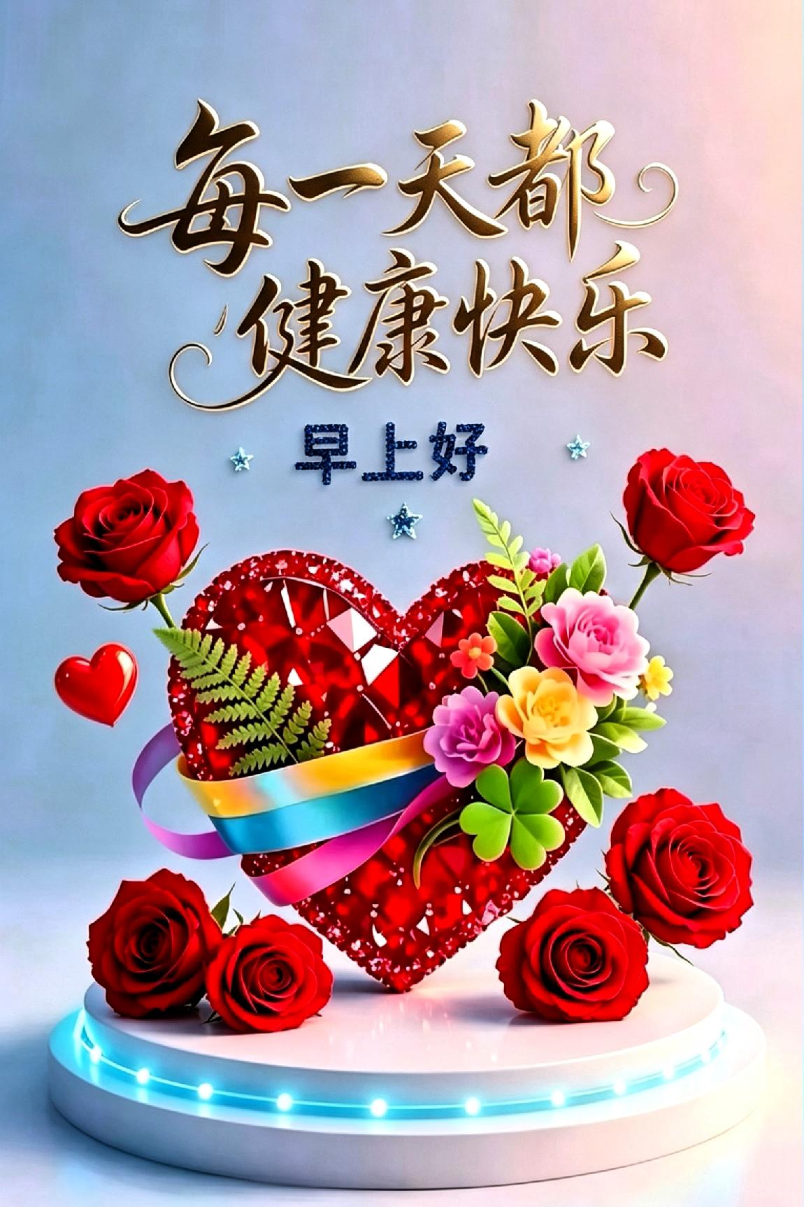 《早上好》
 

晨起有清风，朝暮皆温柔，美好的清晨总能治愈人间所有琐碎。

喜