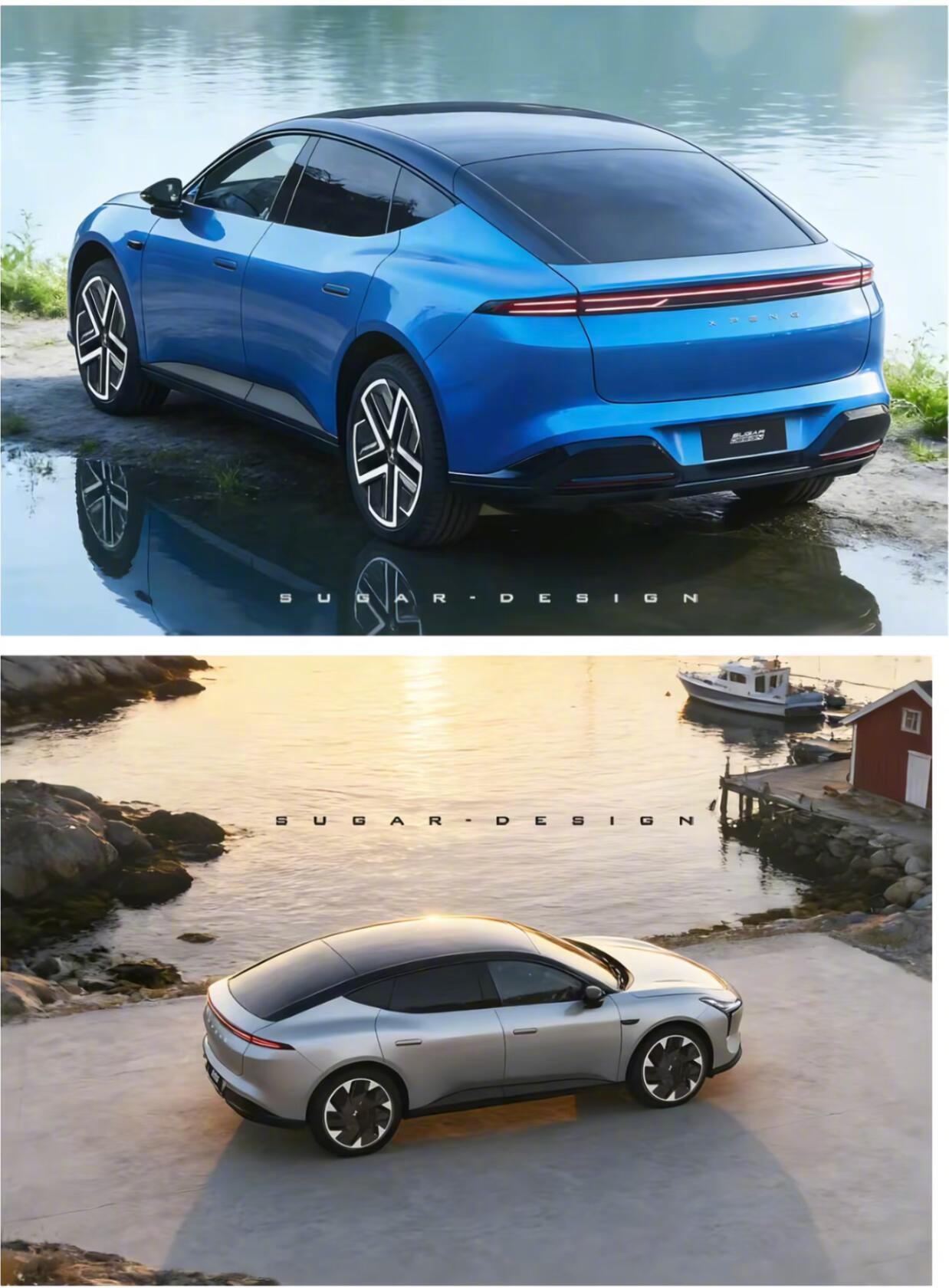 小鹏Mona SUV效果图来了，感觉有点Yu7和EC6的影子，你们觉得好看吗 