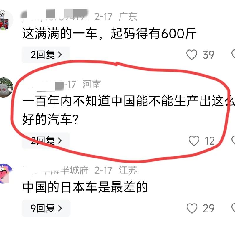 一位河南网友叫嚷：“100年内，中国都生产不出丰田这么好的汽车！”怎么回事？仔细