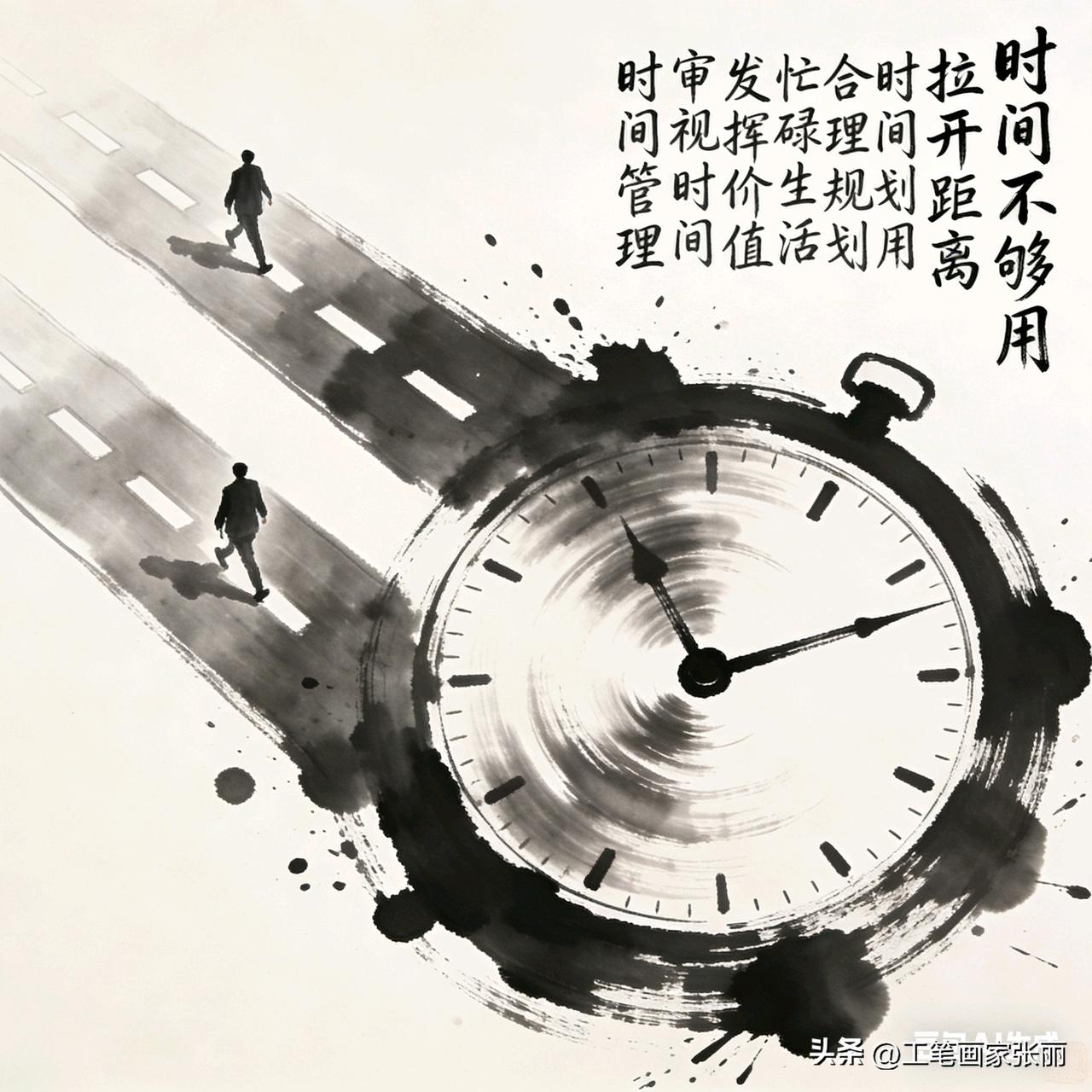 这段时间明显感觉时间不够用，这才意识到真正拉开距离的，或许是对时间的高效利用和合