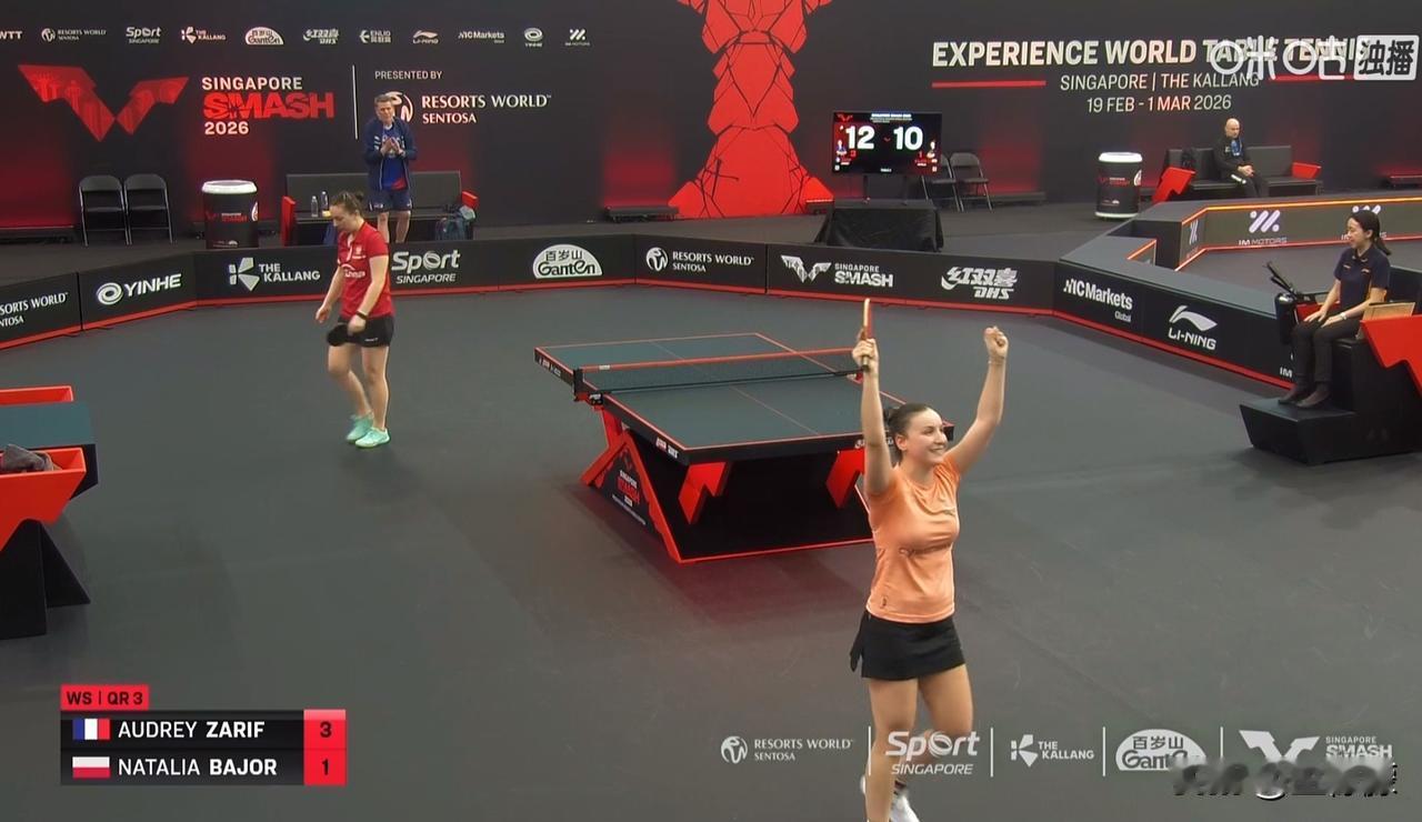 WTT新加坡大满贯2026丨男单、女单资格赛最终轮各8名晋级选手，中国香港陈颢桦