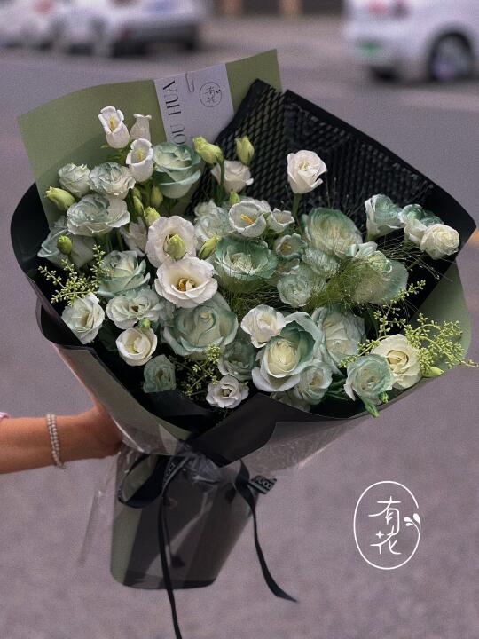 苏格兰绿玫瑰花束